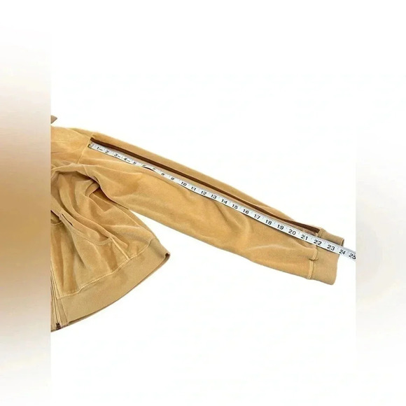 Bob Hale Velour Lightweight Brown Zip Hoodie Y2K Fashion Women’s size Large - Picture 7 of 13